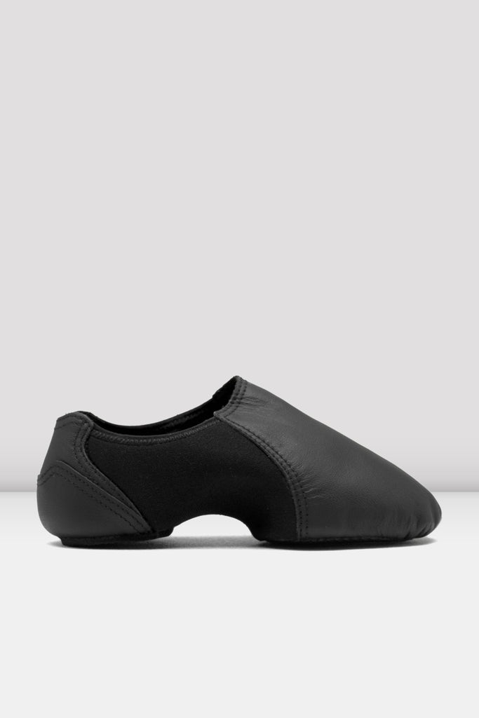 Girls Spark Leather & Neoprene Jazz Shoes - BLOCH US